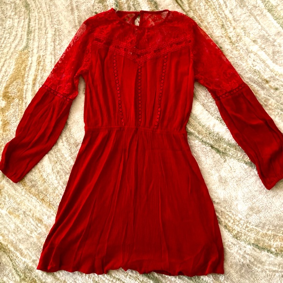red rag dress rag & bone Femi Wool Tux Dress